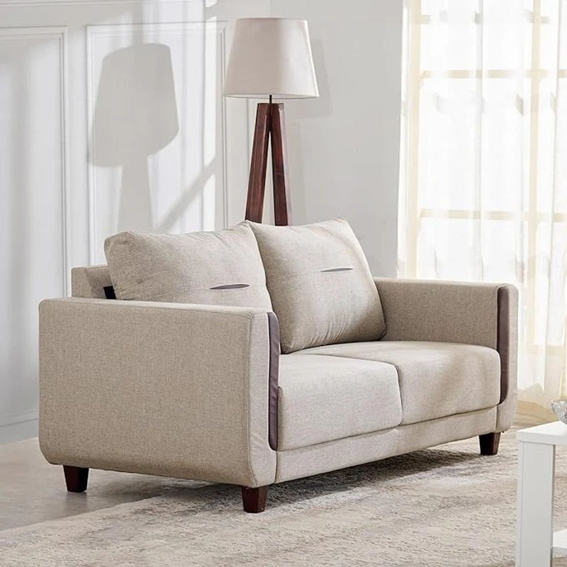 Home Centre Berry Fabric Sofa