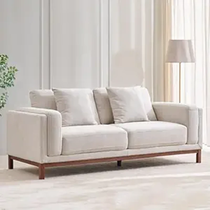 Home Centre Lansbury Fabric Sofa