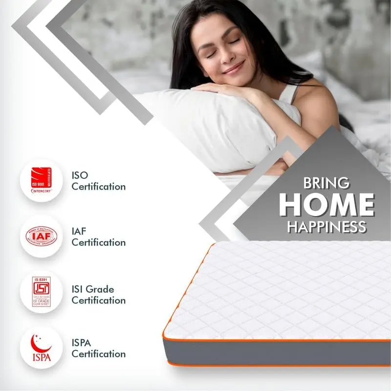 Usha Shriram 7-Zone with Posture Contour Foam Mattress Features