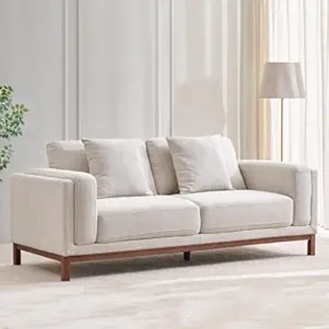 Home Centre Lansbury Fabric Sofa image